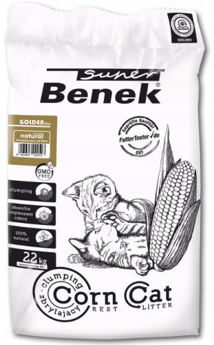 Alom nyulaknak és kis rágcsálóknak - Super Benek Corn Cat Golden Natural 35L