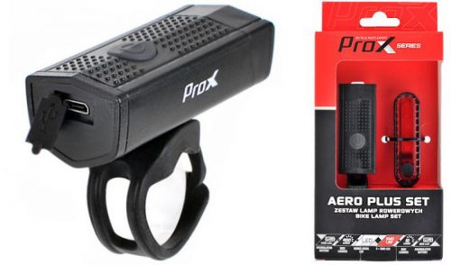  Prox AERO PLUS SET kerékpár világítás 400 lm USB