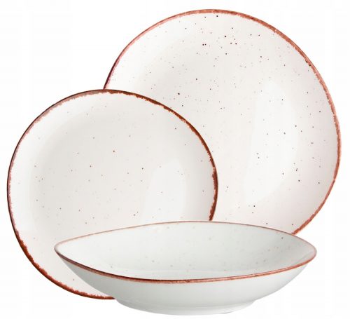 Porcelán edények - Vacsora tányérok boho 6os ebéd