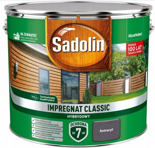 Sadolin antracit faimpregnálás 9 l