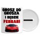 Pénz doboz - Piggy Bank Ferrari ajándékkal egy fiúnak