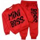 Gyermek tréningruha szett - TrackSuit Sports Set Mini Boss Red 110 J621i