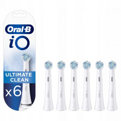  Oral-B iO Ultimate Clean Black elektromos fogkefefejek, 6 db-os csomag