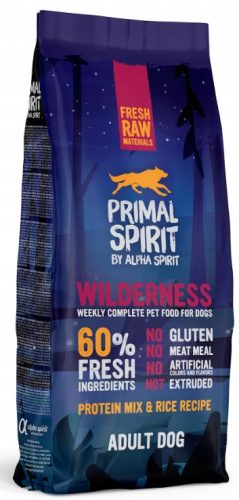 Száraz kutyaeledel - Primal Spirit Wilderness 60% szárazeledel kutyáknak 12 kg