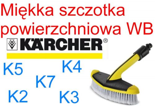 Tisztító Kefe nagynyomású mosókhoz - Puha felszíni kefe wb 60 Karcher új!