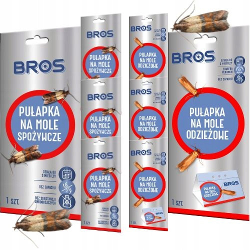  4× Bros molycsapda 1 db + 4× Bros ruha feromon csapda 0,1 kg