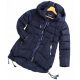 Gyermek kabát - PARKA 158 NAVY BLUE QUILTED KOCKÁZAT