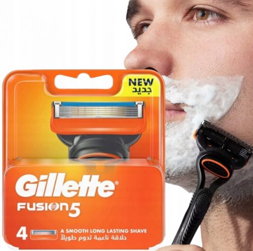  Gillette Fusion 5 borotvapatron 4 db.