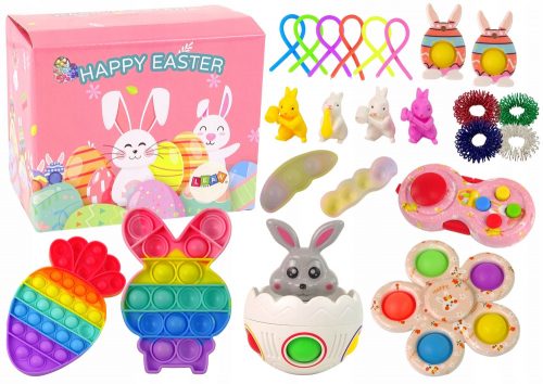  Easter Fidget Toys Pop It Set 25 részes