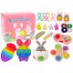  Easter Fidget Toys Pop It Set 25 részes