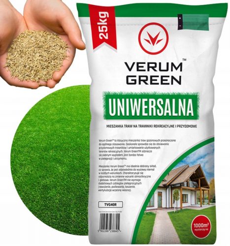 Fűkeverék, kerti Verum Green 1000 m² 25 kg