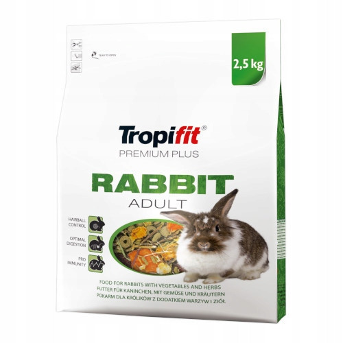 Takarmány kis rágcsálóknak - TropiFit Premium plusz nyúl felnőtt nyúl 2,5 kg