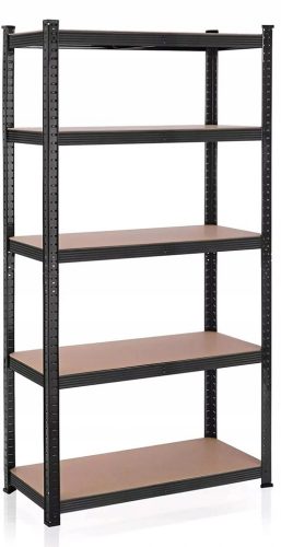 Black Metal Warehouse Rack 150x75x30cm 875 kg