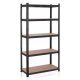 Black Metal Warehouse Rack 150x75x30cm 875 kg