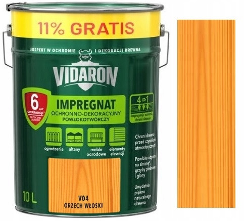 VIDARON Impregnáló dió V04 10L