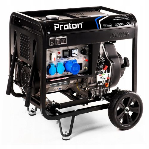 Hordozható egyfázisú Proton 7500 W-os dízel generátor