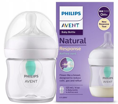 Bébiüveg - Avent palack természetes válasz Airfree 125 ml 0m+