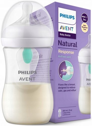 Bébiüveg - Avent Natural Response Airfree 260 ml 1m+ palack