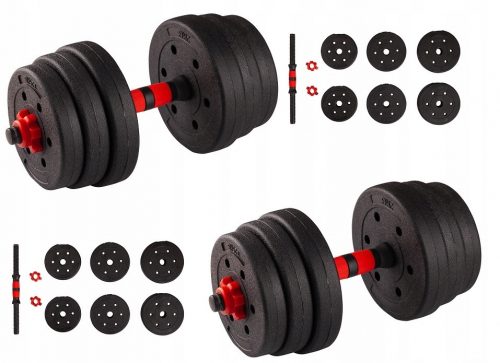 Egykarú súlyzók - 20 kg súlyzók 2x10 kg állítható