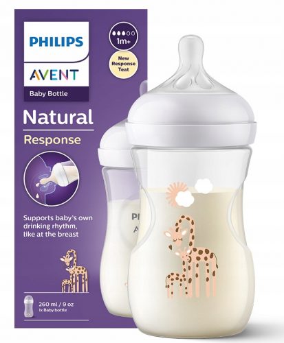 Bébiüveg - Avent természetes 3 válasz anti -kolor palack 260 ml