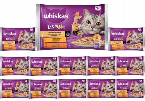 Konzerv macskáknak - Whiskas felnőtt új krémleves 52x85g