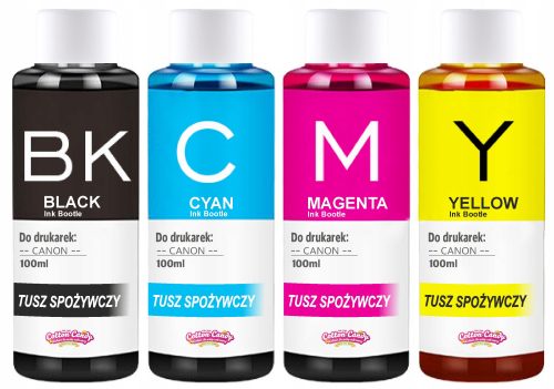 Tinta tinta 4 x 100 ml cmyk kánon