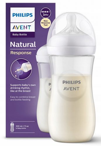 Bébiüveg - Avent természetes 3 válasz anti -kolor palack 330ml