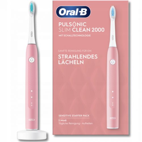  Oral-B Pulsonic Slim Clean 2000 Pink sonic fogkefe