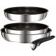 Serpenyő készlet - Tefal Pans 22 24 24 cm Ingenio inox indukció