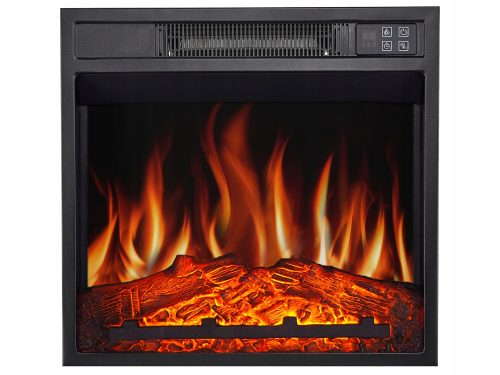 Beépített kandalló fűtési funkcióval, elektromos ArtiFlame fekete 1800 W 45,7 x 43,5 x 12,8 cm