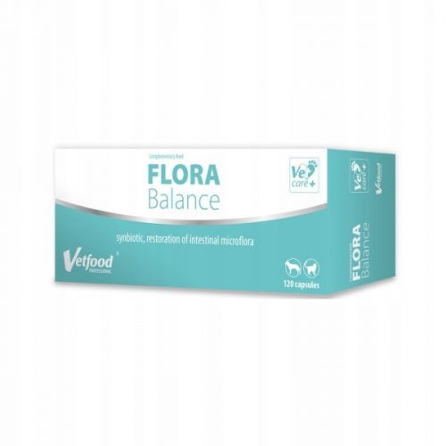 Vitaminok macskáknak - VetFood Flora Balance 120 kapszula