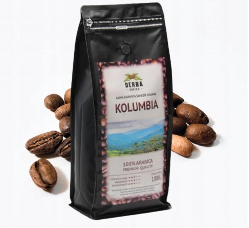 Kávé kávé 1kg columbia 100% arabica