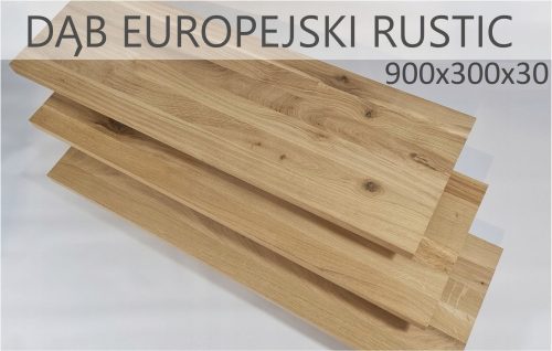 Belső lépcsők - Lépcsők, rusztikus tölgyszintek 900x300x30 mm