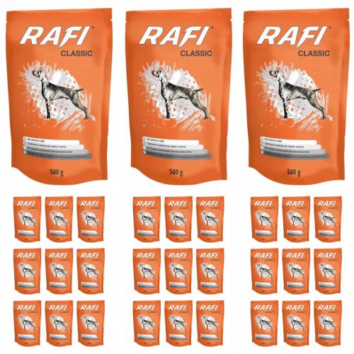  RAFI Rafi Classic nedves kutyaeledel, tasak 30x500g