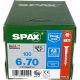  Spax facsavarok 6 x 70 mm 100 db.