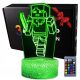 Játék figura - 3D LED LEP USB + távirányító Minecraft játék