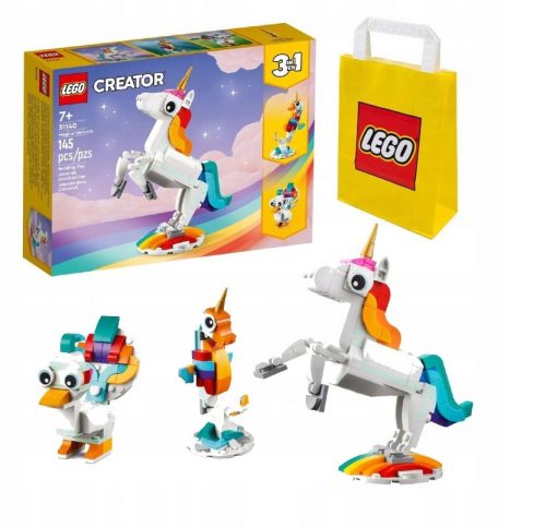 LEGO Creator 3 w 1 - LEGO Creator 7+ Magic Unicorn 3in1 31140