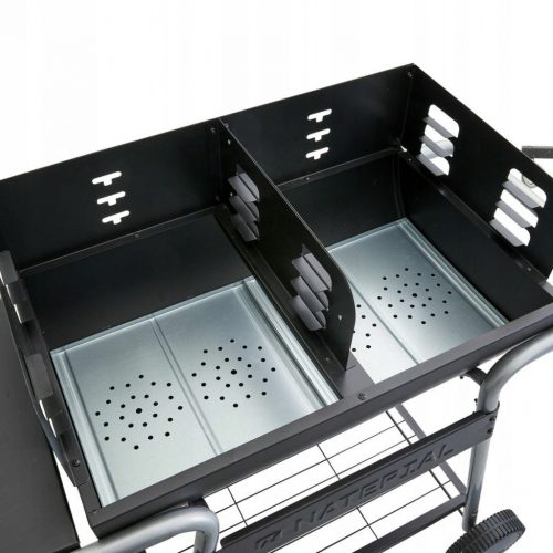  Faszén grill 40x32 cm Icarus Alpha II Trolley Nat