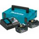 Tartalék akkumulátor - Makita Power Kit 18V 2x3ah 197952-5 Makpac