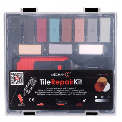 Szerszámkészletek - Szerelő TilerepairKit csempe javító készlet