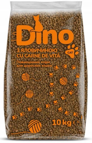 Granulátum macskáknak - Dino macskaeledel 10 kg marhahússal