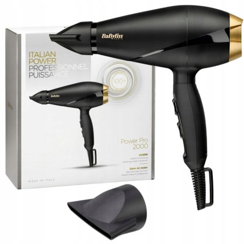  Babyliss 6704E Hajszárító + Hajszárító Nylon hajformázó fúvóka