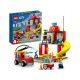 LEGO City - Lego City Firefighting Remiza és egy tűzoltóautó 60375