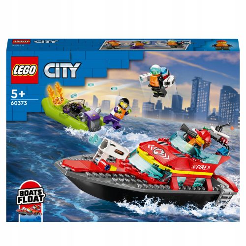 LEGO City - LEGO városi hajó tűzoltók 60373