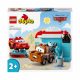 LEGO DUPLO - LEGO Duplo Zigzak McQueen és Złomek - Wash 10996