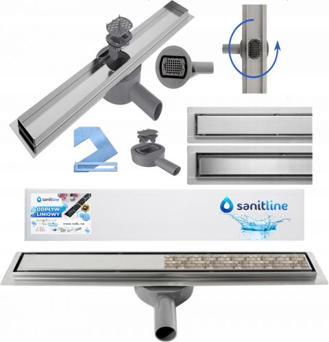 Sanitline alacsony forgó lineáris 2in1 60 cm