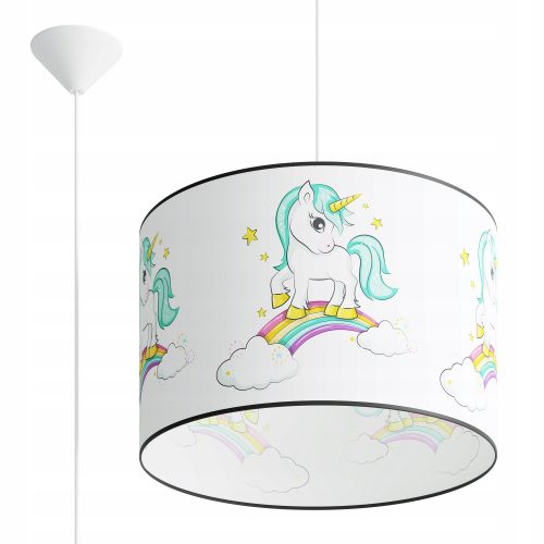 Mennyezeti lámpa gyerekszobába - UNICORN 40 függőlámpa lányoknak LED