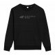 Gyermek pulóver - Sweatshirt 4F 4FJSS23TSWSM222 Black M222 R. 164