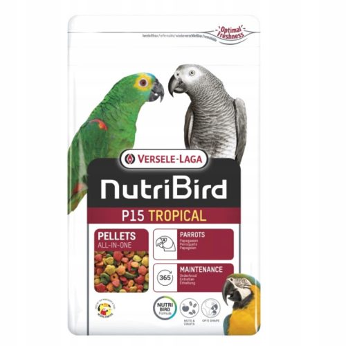 Takarmány egzotikus madarak - Versele laga nutribird p15 1 kg granulátum a papagájokhoz