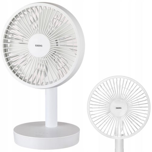  Eberg TES asztali ventilátor fehér